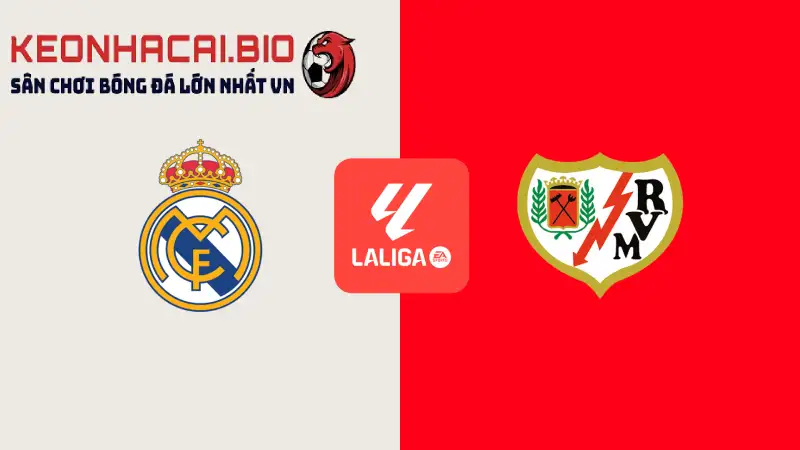 Soi kèo Real Madrid vs Rayo Vallecano, 0h30 ngày 25/5 – Vòng 36 của La Liga 2022/23 tại keonhacai.bio